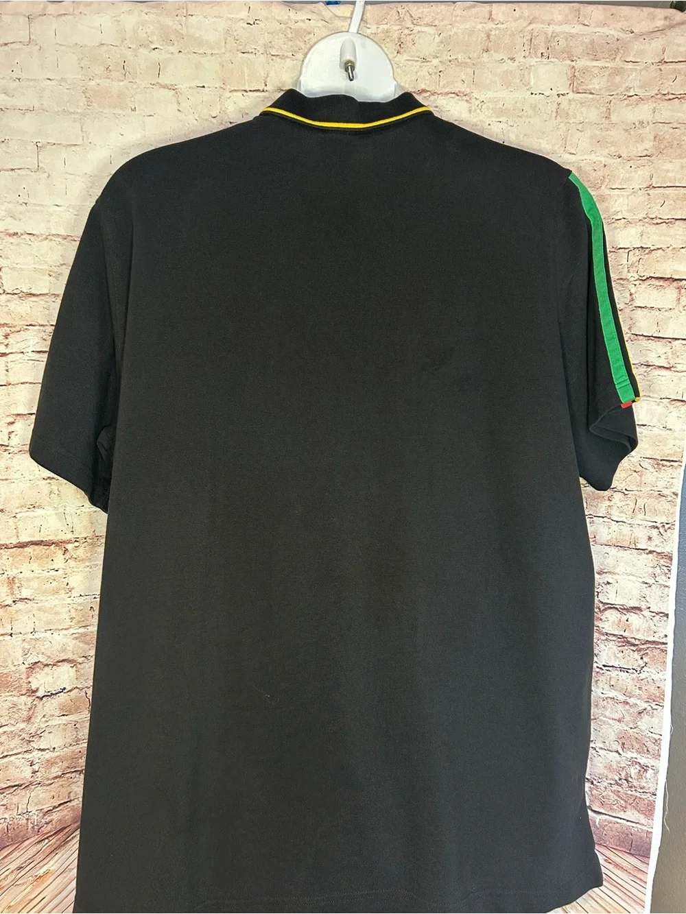 Adidas Jamaica x Bob Marley Special Edition Polo Shirt Black Rasta